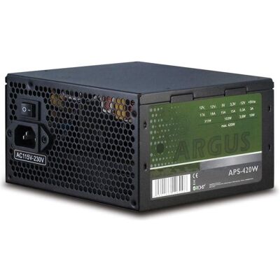 Intertech Argus APS-420W (420 W), Alimentation PC, Noir - Publicité Intertech Argus APS-420W (420 W), Alimentation PC, Noir - Publicité