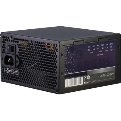 Intertech Argus (520 W), Alimentation PC, Noir - Publicité Intertech Argus (520 W), Alimentation PC, Noir - Publicité