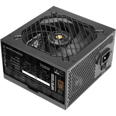 Mars Gaming MPB750SI (750 W), Alimentation PC, Noir - Publicité Mars Gaming MPB750SI (750 W), Alimentation PC, Noir - Publicité