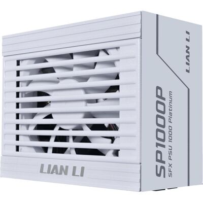 Lian-Li SP Series Platinum 80 PLUS Platinum Alimentation, SFX, entièrement modulaire, PCIe 5.1, ATX 3.1 - (1000 W), Alimentation PC, Blanc - Publicité Lian-Li SP Series Platinum 80 PLUS Platinum Alimentation, SFX, entièrement modulaire, PCIe 5.1, ATX 3.1 - (1000 W), Alimentation PC, Blanc - Publicité