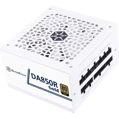 Silverstone SST-DA850R-GMA-WWW - 80 PLUS Gold 850W ATX 3.0 & PCIe 5.0 Fully Modular Power Supply, wh (850 W), Alimentation PC, Blanc - Publicité Silverstone SST-DA850R-GMA-WWW - 80 PLUS Gold 850W ATX 3.0 & PCIe 5.0 Fully Modular Power Supply, wh (850 W), Alimentation PC, Blanc - Publicité