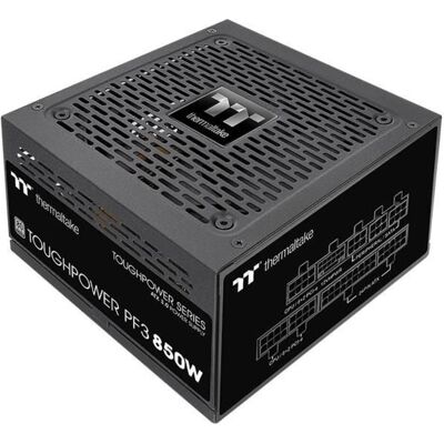 Thermaltake ToughPower PF3 850W Gen 5 Alimentation ATX 3.0 80+ Platine PCle 5.0 (850 W), Alimentation PC, Noir - Publicité Thermaltake ToughPower PF3 850W Gen 5 Alimentation ATX 3.0 80+ Platine PCle 5.0 (850 W), Alimentation PC, Noir - Publicité