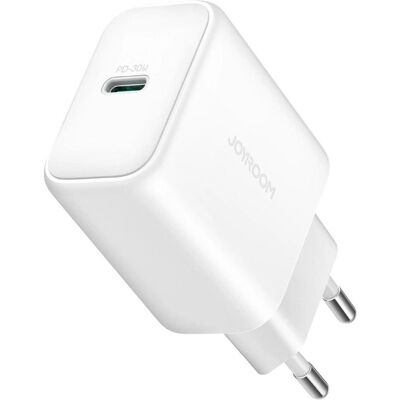 Joyroom Chargeur rapide PD 30W QC3.0 PPS (30 W, 1 portion), Chargeur USB, Blanc - Publicité Joyroom Chargeur rapide PD 30W QC3.0 PPS (30 W, 1 portion), Chargeur USB, Blanc - Publicité