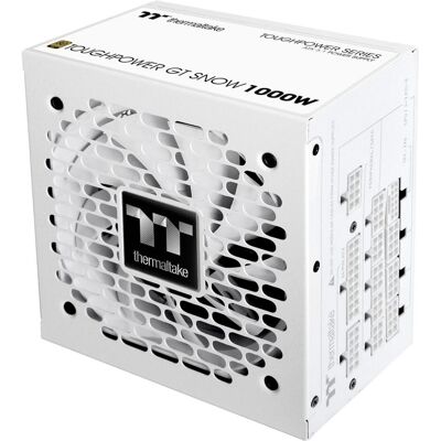 Thermaltake Netzteil Toughpower GT 1000W Snow ATX3.1 80+G WH retail (1000 W), Alimentation PC, Blanc - Publicité Thermaltake Netzteil Toughpower GT 1000W Snow ATX3.1 80+G WH retail (1000 W), Alimentation PC, Blanc - Publicité