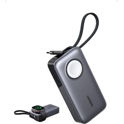 Ugreen Powerbank 10000mAh 30W (10000 mAh, 30 W), Chargeur de secours, Argent - Publicité Ugreen Powerbank 10000mAh 30W (10000 mAh, 30 W), Chargeur de secours, Argent - Publicité