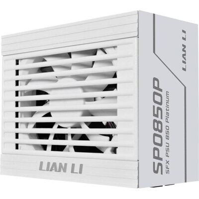 Lian-Li SP Series Platinum 80 PLUS Platinum Alimentation, SFX, entièrement modulaire, PCIe 5.1, ATX 3.1 - (850 W), Alimentation PC, Blanc - Publicité Lian-Li SP Series Platinum 80 PLUS Platinum Alimentation, SFX, entièrement modulaire, PCIe 5.1, ATX 3.1 - (850 W), Alimentation PC, Blanc - Publicité