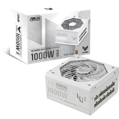 Asus PSU TUF Gaming 1000W Gold édition blanche (1000 W), Alimentation PC, Blanc - Publicité Asus PSU TUF Gaming 1000W Gold édition blanche (1000 W), Alimentation PC, Blanc - Publicité
