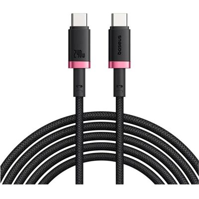 Baseus USB-C to USB-C Kable Dura Series, 240W, 1m, Rouge (1 m, 240 W), Câble USB - Publicité Baseus USB-C to USB-C Kable Dura Series, 240W, 1m, Rouge (1 m, 240 W), Câble USB - Publicité