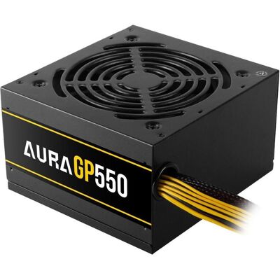 Gamdias Aura GP550 Bloc d'alimentation 550W UE retail (550 W), Alimentation PC, Noir - Publicité Gamdias Aura GP550 Bloc d'alimentation 550W UE retail (550 W), Alimentation PC, Noir - Publicité