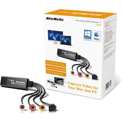 AVerMedia DVD EZMaker 7 (USB, USB 2.0), Carte TV - Publicité AVerMedia DVD EZMaker 7 (USB, USB 2.0), Carte TV - Publicité