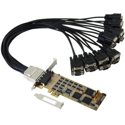 EXSYS Carte série RS-232 16S PCIe avec câble octopus (jeu de puces SystemBase), Contrôleur SATA - Publicité EXSYS Carte série RS-232 16S PCIe avec câble octopus (jeu de puces SystemBase), Contrôleur SATA - Publicité