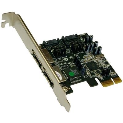 EXSYS Contrôleur PCI-Express eS-ATA II RAID 0/1 avec 2 eS-ATA internes et 2 eS-ATA externes P, Contrôleur mémoire - Publicité EXSYS Contrôleur PCI-Express eS-ATA II RAID 0/1 avec 2 eS-ATA internes et 2 eS-ATA externes P, Contrôleur mémoire - Publicité