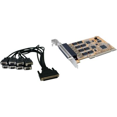 EXSYS Carte PCI 8S série RS-232 (jeu de puces FTDI), Contrôleur SATA - Publicité EXSYS Carte PCI 8S série RS-232 (jeu de puces FTDI), Contrôleur SATA - Publicité