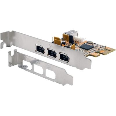 EXSYS Carte PCI-E 3+1 FireWire 400, Contrôleur SATA - Publicité EXSYS Carte PCI-E 3+1 FireWire 400, Contrôleur SATA - Publicité