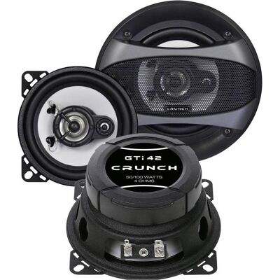 Haut-parleurs voiture Crunch GTI-42 - 3 voies 100W - Publicité Haut-parleurs voiture Crunch GTI-42 - 3 voies 100W - Publicité