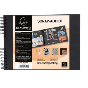 Exacompta, Album photo, Kit de scrapbooking (32 x 22 cm) - Publicité Exacompta, Album photo, Kit de scrapbooking (32 x 22 cm) - Publicité