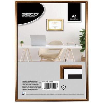 Seco, Cadre photo, Cadre photo BGA4PS Noir, Or 19mm x 220mm (22 x 30.80 cm) - Publicité Seco, Cadre photo, Cadre photo BGA4PS Noir, Or 19mm x 220mm (22 x 30.80 cm) - Publicité
