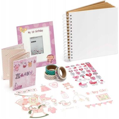 Fujifilm - Instax 1-St Birthday Pink - Rose - Cadre - Ensemble d'accessoires - Publicité Fujifilm - Instax 1-St Birthday Pink - Rose - Cadre - Ensemble d'accessoires - Publicité