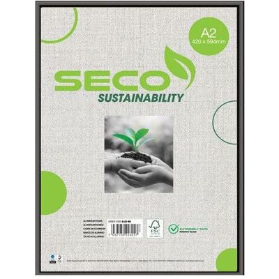 Seco, Cadre photo, Cadre photo ALA2-BK Noir 604mm x 430mm (43 x 60.40 cm) - Publicité Seco, Cadre photo, Cadre photo ALA2-BK Noir 604mm x 430mm (43 x 60.40 cm) - Publicité