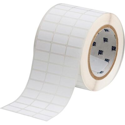 Brady, Rouleau d’étiquettes, THT-5-618-10, Polyester, Blanc, mat, 25.40 x 12.70 mm, permanent, 3 pistes (10.000 U. ) - Publicité Brady, Rouleau d’étiquettes, THT-5-618-10, Polyester, Blanc, mat, 25.40 x 12.70 mm, permanent, 3 pistes (10.000 U. ) - Publicité