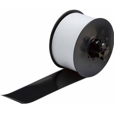 Brady, Rouleau d’étiquettes, B-595, Ruban vinyle industriel haute performance, noir, brillant, 57.00 mm x 30.00 m, permanent (63.50 mm) - Publicité Brady, Rouleau d’étiquettes, B-595, Ruban vinyle industriel haute performance, noir, brillant, 57.00 mm x 30.00 m, permanent (63.50 mm) - Publicité