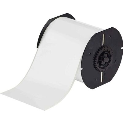Brady, Rouleau d’étiquettes, B30C-4000-483, polyester, blanc, brillant, 101,60 mm x 39,62 m, extrêmement adhésif, en continu (101 mm) - Publicité Brady, Rouleau d’étiquettes, B30C-4000-483, polyester, blanc, brillant, 101,60 mm x 39,62 m, extrêmement adhésif, en continu (101 mm) - Publicité