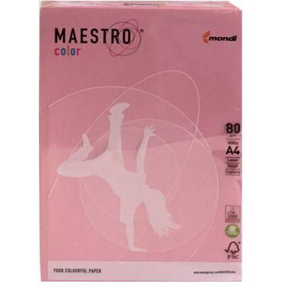 Papier Rose Maestro Color A4 - 29 Couleurs - A3 & 160g/m² - Publicité Papier Rose Maestro Color A4 - 29 Couleurs - A3 & 160g/m² - Publicité