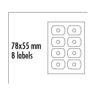 Logo, Étiquettes, Etykiety na CD A4, matowe, białe, 25 szt. Publicité Logo, Étiquettes, Etykiety na CD A4, matowe, białe, 25 szt. Publicité