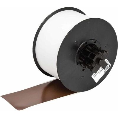 Brady, Rouleau d’étiquettes, B-595, Ruban vinyle industriel haute performance, marron, brillant, 57.00 mm x 30.00 m, permanent, (63.50 mm) - Publicité Brady, Rouleau d’étiquettes, B-595, Ruban vinyle industriel haute performance, marron, brillant, 57.00 mm x 30.00 m, permanent, (63.50 mm) - Publicité