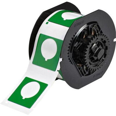 Brady, Rouleau d’étiquettes, B30EP-169-593-GN, EPREP (nouveau), polyester, vert, brillant, 45.72 x 45.72 mm, avec trou (30.48 (63.50 mm) - Publicité Brady, Rouleau d’étiquettes, B30EP-169-593-GN, EPREP (nouveau), polyester, vert, brillant, 45.72 x 45.72 mm, avec trou (30.48 (63.50 mm) - Publicité