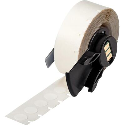 Brady, Rouleau d’étiquettes, M6-82-492, FreezerBondz II(TM), Blanc, Étiquette de plafond 9.53 mm de diamètre, permanente (500 U.) (20.62 mm) - Publicité Brady, Rouleau d’étiquettes, M6-82-492, FreezerBondz II(TM), Blanc, Étiquette de plafond 9.53 mm de diamètre, permanente (500 U.) (20.62 mm) - Publicité