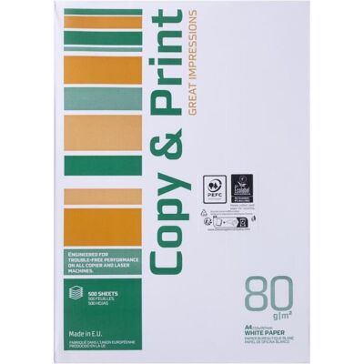 Rey, Papier, Kopierpapier (A4, 500 feuilles, 80 g/m²) - Publicité Rey, Papier, Kopierpapier (A4, 500 feuilles, 80 g/m²) - Publicité