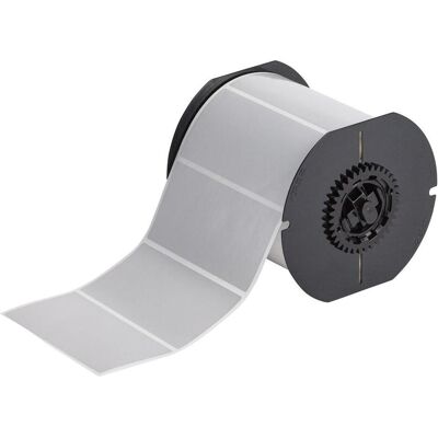 Brady, Rouleau d’étiquettes, B33-55-413, polyester, argent, 101.60 x 50.80 mm, permanent (750 E.) - Publicité Brady, Rouleau d’étiquettes, B33-55-413, polyester, argent, 101.60 x 50.80 mm, permanent (750 E.) - Publicité
