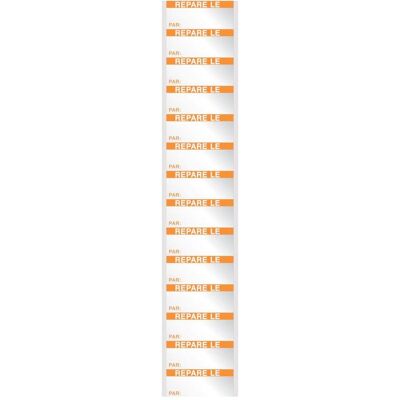 Brady, Étiquettes, B-184, WOAF-31-F, Étiquettes inscriptibles pour le contrôle de la qualité, papier aluminium, orange - Publicité Brady, Étiquettes, B-184, WOAF-31-F, Étiquettes inscriptibles pour le contrôle de la qualité, papier aluminium, orange - Publicité