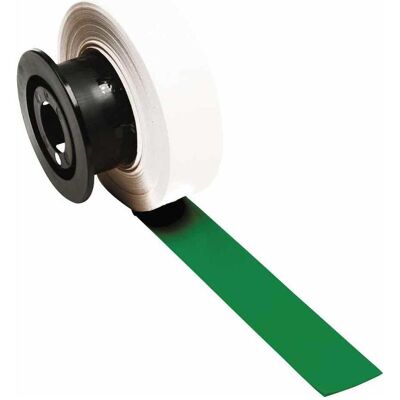 Brady, Rouleau d’étiquettes, B-7569, Ruban vinyle standard, vert, brillant, 29.00 mm x 35.00 m, permanent, sans fin, f. MiniMa (29 mm) - Publicité Brady, Rouleau d’étiquettes, B-7569, Ruban vinyle standard, vert, brillant, 29.00 mm x 35.00 m, permanent, sans fin, f. MiniMa (29 mm) - Publicité
