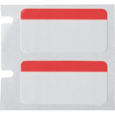 Brady, Rouleau d’étiquettes, B33-302-494-RD, polyester, blanc/rouge, brillant, 41.28 x 15.24 mm, permanent (1500 U.) (41.28 mm) - Publicité Brady, Rouleau d’étiquettes, B33-302-494-RD, polyester, blanc/rouge, brillant, 41.28 x 15.24 mm, permanent (1500 U.) (41.28 mm) - Publicité