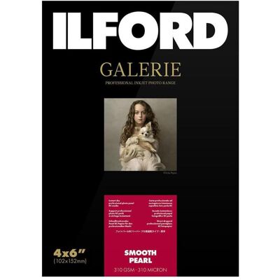Ilford Galerie Smooth Pearl 310g 10x15 cm 100 feuilles (310 g/m², 10 x 15 cm, 100 pcs), Papier photo, Blanc - Publicité Ilford Galerie Smooth Pearl 310g 10x15 cm 100 feuilles (310 g/m², 10 x 15 cm, 100 pcs), Papier photo, Blanc - Publicité