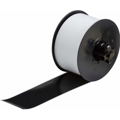 Brady, Rouleau d’étiquettes, B-7569, Ruban vinyle standard, noir, brillant, 57.00 mm x 35.00 m, permanent, continu, f. Min (57.15 mm) - Publicité Brady, Rouleau d’étiquettes, B-7569, Ruban vinyle standard, noir, brillant, 57.00 mm x 35.00 m, permanent, continu, f. Min (57.15 mm) - Publicité