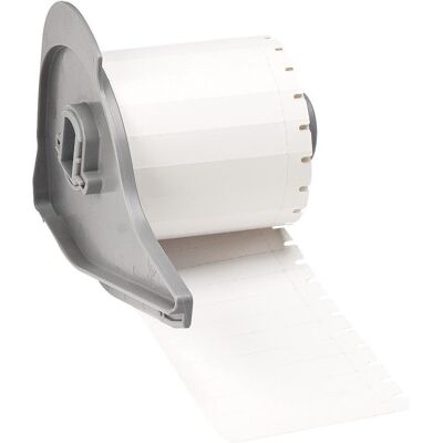 Brady, Rouleau d’étiquettes, M7-40-412, polypropylène, blanc, mat, 49.23 mm x 9.53 mm, non adhésif (750 pcs.) (57.15 mm) - Publicité Brady, Rouleau d’étiquettes, M7-40-412, polypropylène, blanc, mat, 49.23 mm x 9.53 mm, non adhésif (750 pcs.) (57.15 mm) - Publicité