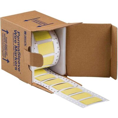 Brady, Rouleau d’étiquettes, 2LSZH-750-2-YL-S, B-7641, Gaine thermorétractable PermaSleeve 2:1, jaune, 50.80 x 31.75 mm, Low Smok - Publicité Brady, Rouleau d’étiquettes, 2LSZH-750-2-YL-S, B-7641, Gaine thermorétractable PermaSleeve 2:1, jaune, 50.80 x 31.75 mm, Low Smok - Publicité
