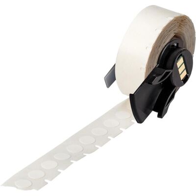 Brady, Rouleau d’étiquettes, M6-82-499, Tissu de nylon, blanc, mat, 9.53 mm Étiquette de plafond, ronde, permanente (500 unités) (20.62 mm) - Publicité Brady, Rouleau d’étiquettes, M6-82-499, Tissu de nylon, blanc, mat, 9.53 mm Étiquette de plafond, ronde, permanente (500 unités) (20.62 mm) - Publicité