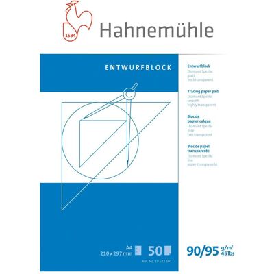 Hahnemühle Bloc de papier dessin A4 blanc - Papier polyvalent artistique et technique - Publicité Hahnemühle Bloc de papier dessin A4 blanc - Papier polyvalent artistique et technique - Publicité