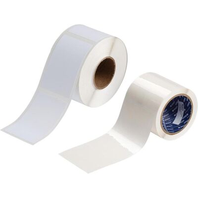 Brady, Rouleau d’étiquettes, Kit d'étiquettes en polyester et laminé de protection pour imprimante J2000 - 85,09 x 55,12 mm (63.50 mm) - Publicité Brady, Rouleau d’étiquettes, Kit d'étiquettes en polyester et laminé de protection pour imprimante J2000 - 85,09 x 55,12 mm (63.50 mm) - Publicité