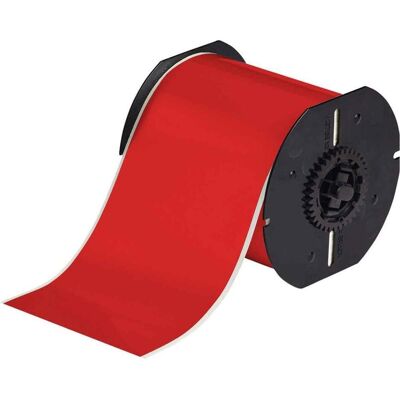Brady, Rouleau d’étiquettes, B30C-4000-569-RD, Polyester haute performance, rouge, 101,6mm x 30,48m, permanent, continu (117973) (107.95 mm) - Publicité Brady, Rouleau d’étiquettes, B30C-4000-569-RD, Polyester haute performance, rouge, 101,6mm x 30,48m, permanent, continu (117973) (107.95 mm) - Publicité