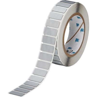Brady, Étiquettes, THTEP-07-7593-SV, EPREP, polyester, argent, 35.00 x 18.00 mm, permanent (1250 E.) - Publicité Brady, Étiquettes, THTEP-07-7593-SV, EPREP, polyester, argent, 35.00 x 18.00 mm, permanent (1250 E.) - Publicité