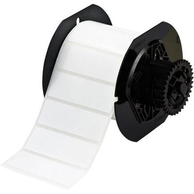 Brady, Rouleau d’étiquettes, B33-18-484, polyester 25µ, blanc, brillant, 76.20 x 25.40 mm, extrêmement adhésif (1500 U.) (76.20 mm) - Publicité Brady, Rouleau d’étiquettes, B33-18-484, polyester 25µ, blanc, brillant, 76.20 x 25.40 mm, extrêmement adhésif (1500 U.) (76.20 mm) - Publicité