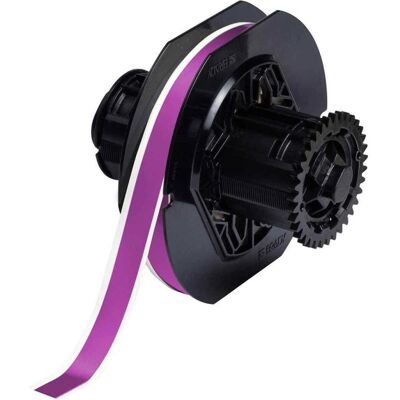Brady, Rouleau d’étiquettes, B30C-500-569-PL, polyester haute performance, violet, brillant, 12,70 mm x 30,48 m, permanent (19.05 mm) - Publicité Brady, Rouleau d’étiquettes, B30C-500-569-PL, polyester haute performance, violet, brillant, 12,70 mm x 30,48 m, permanent (19.05 mm) - Publicité