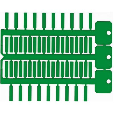 Brady, Étiquettes, TAG -4 18 GREEN, marquage ACS, vert, 4 x 18 mm, 3 rangées (1026 étiquettes) - Publicité Brady, Étiquettes, TAG -4 18 GREEN, marquage ACS, vert, 4 x 18 mm, 3 rangées (1026 étiquettes) - Publicité