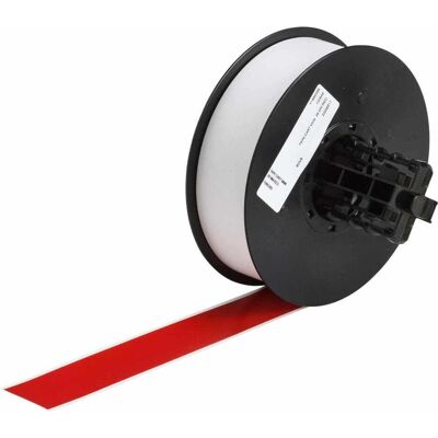 Brady, Rouleau d’étiquettes, B-7569, Ruban vinyle standard, rouge, brillant, 29.00 mm x 35.00 m, permanent, continu, f. MiniMar - Publicité Brady, Rouleau d’étiquettes, B-7569, Ruban vinyle standard, rouge, brillant, 29.00 mm x 35.00 m, permanent, continu, f. MiniMar - Publicité