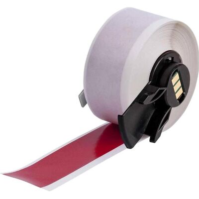 Brady, Rouleau d’étiquettes, M6C-1000-439-RD, Vinyle, rouge, brillant, 25.40 mm x 15.24 m, permanent, continu (25.40 mm) - Publicité Brady, Rouleau d’étiquettes, M6C-1000-439-RD, Vinyle, rouge, brillant, 25.40 mm x 15.24 m, permanent, continu (25.40 mm) - Publicité